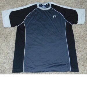 Mens Protege Shirt Gray Large Short Sleeve Crew Athletic Tee